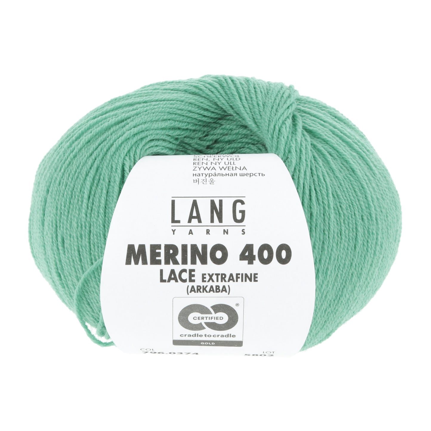 Exquisite 100% Merino Wool - Merino 400 Lace Yarn Ball