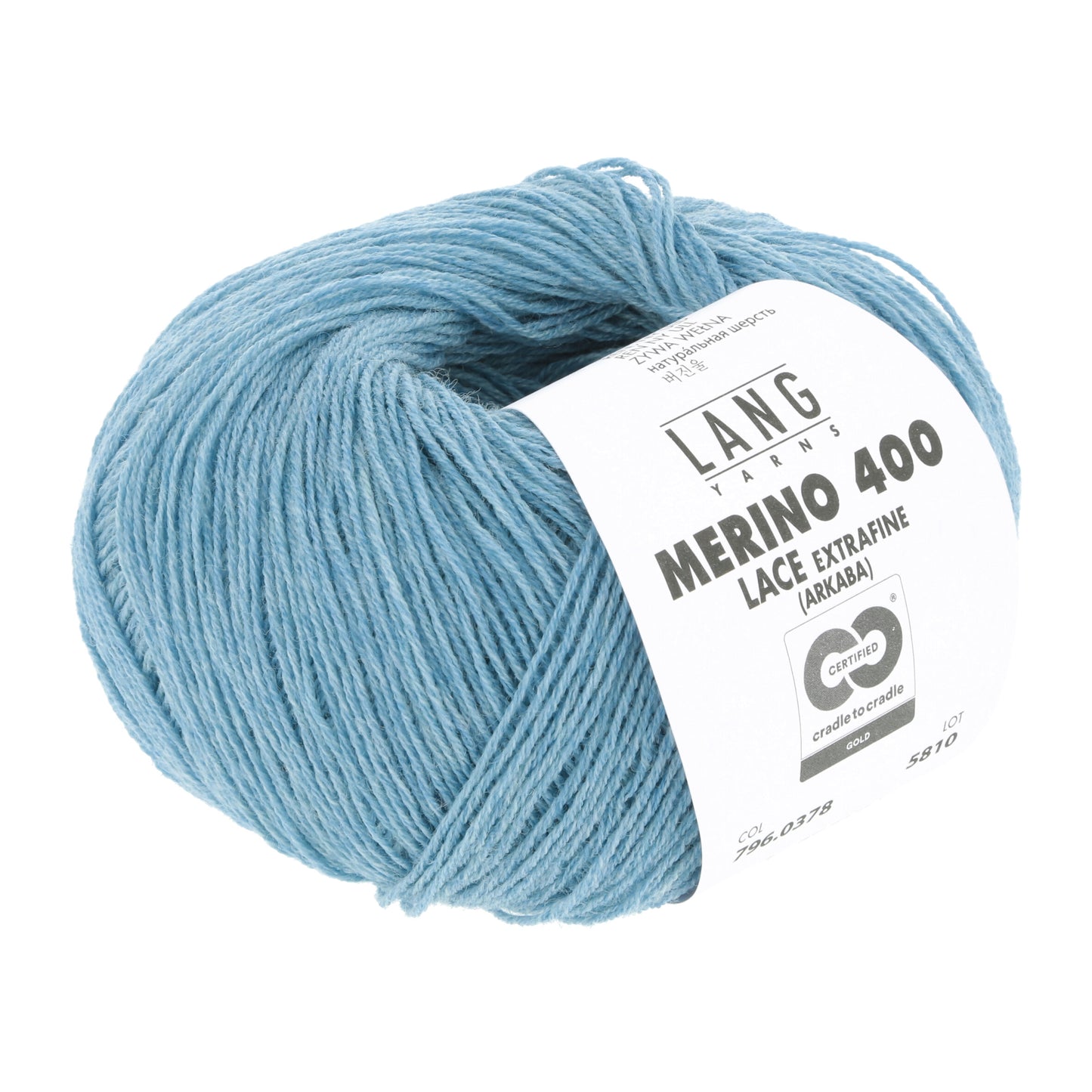 Exquisite 100% Merino Wool - Merino 400 Lace Yarn Ball