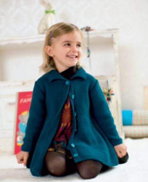Manteau - Merino120 Coul288 - 5/6/7 Pel (6-9m/12-18m/2-4ans)